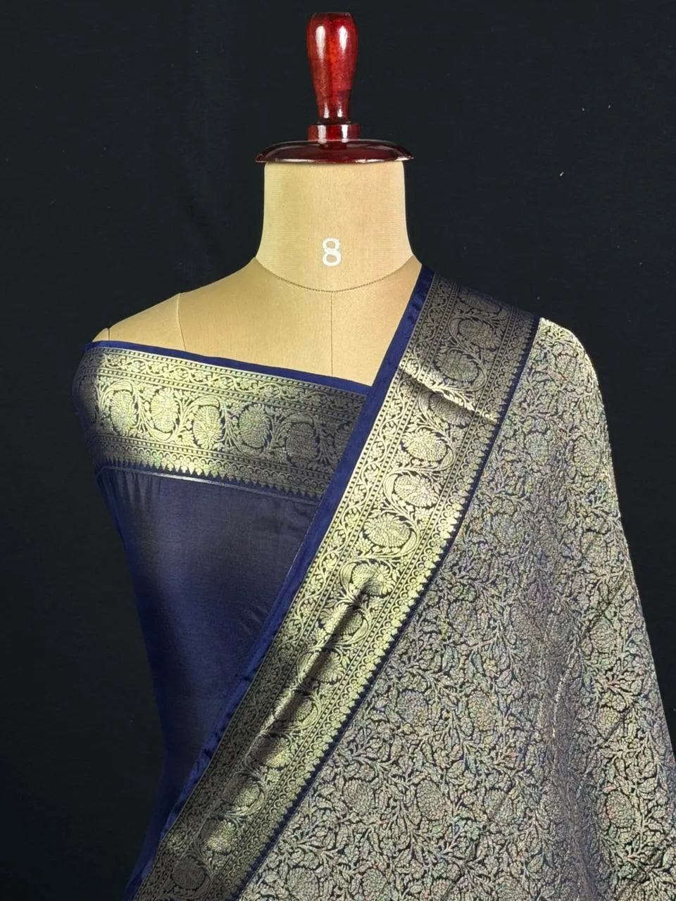 Elegant Crush Crepe Silk Saree