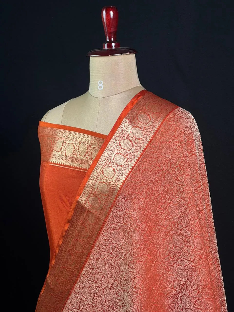 Elegant Crush Crepe Silk Saree