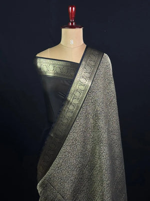 Elegant Crush Crepe Silk Saree