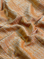 Crush Crepe Silk Saree with Zari Work