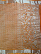 Crush Crepe Silk Saree with Zari Work