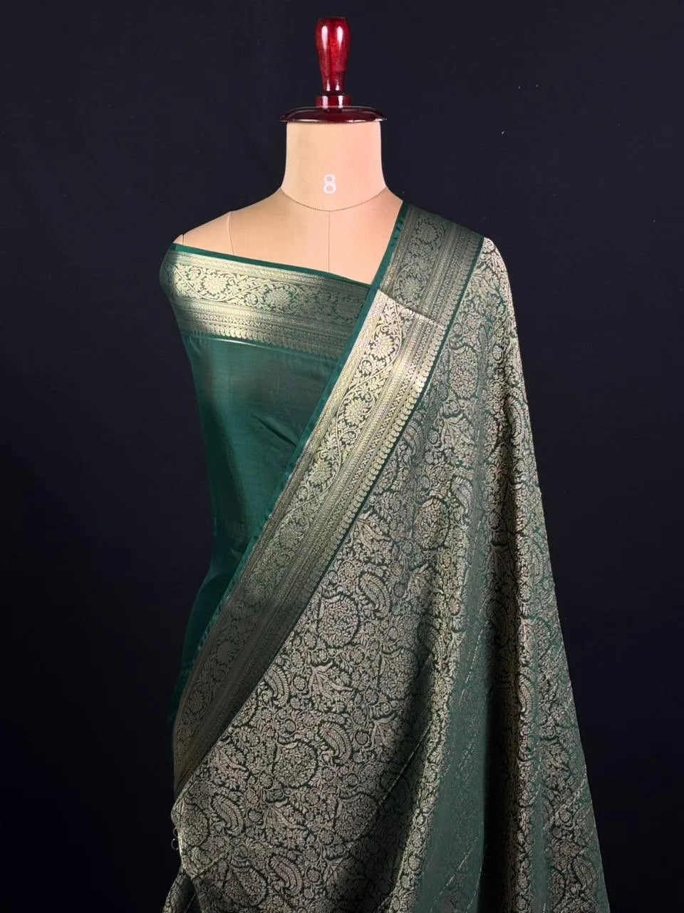 Elegant Crush Crepe Silk Saree