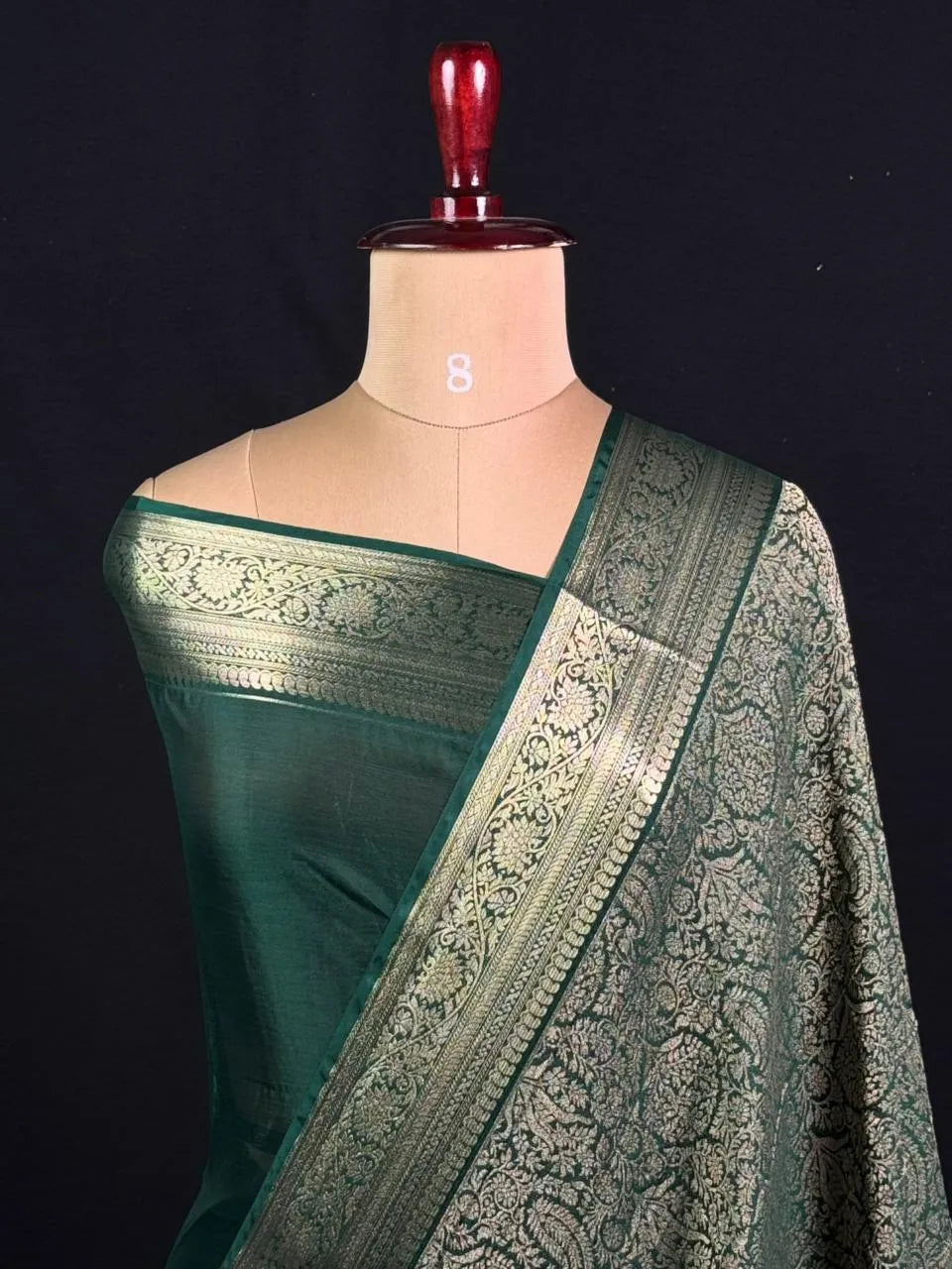 Elegant Crush Crepe Silk Saree
