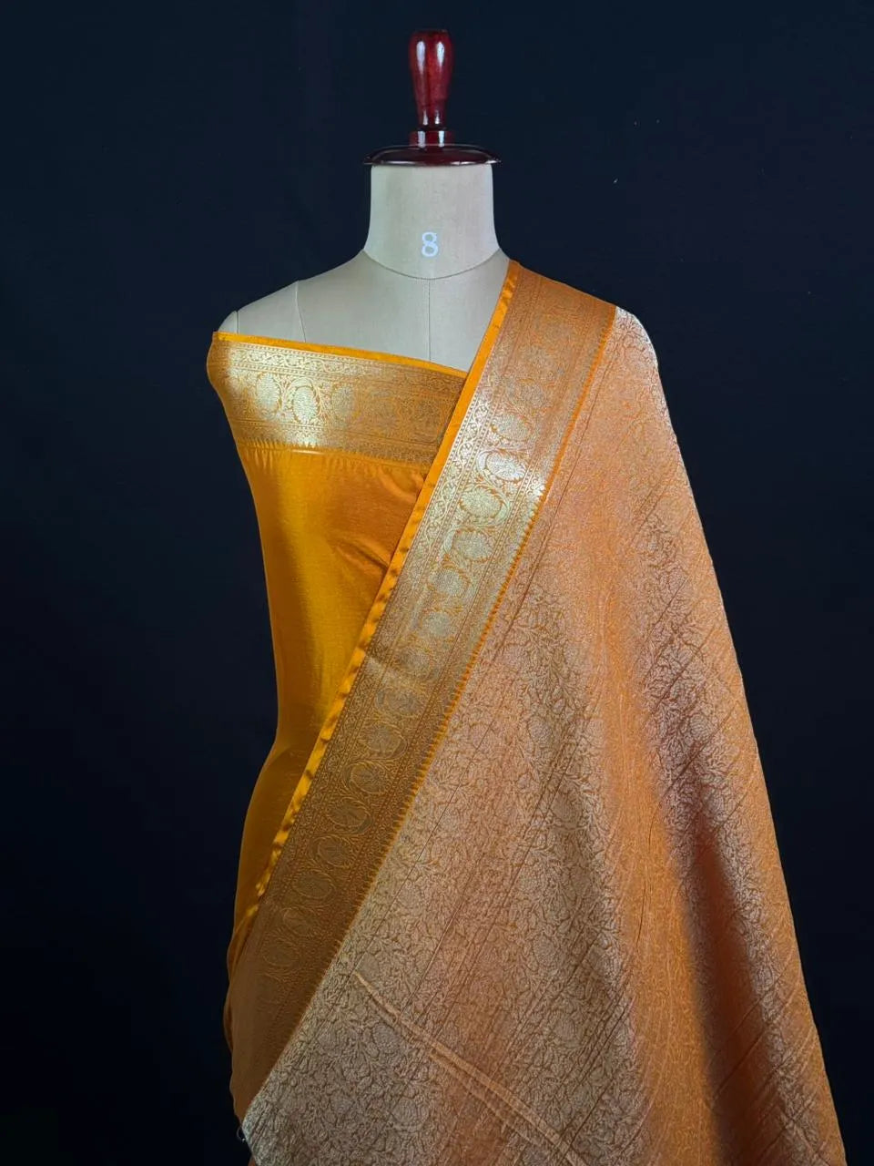 Elegant Crush Crepe Silk Saree