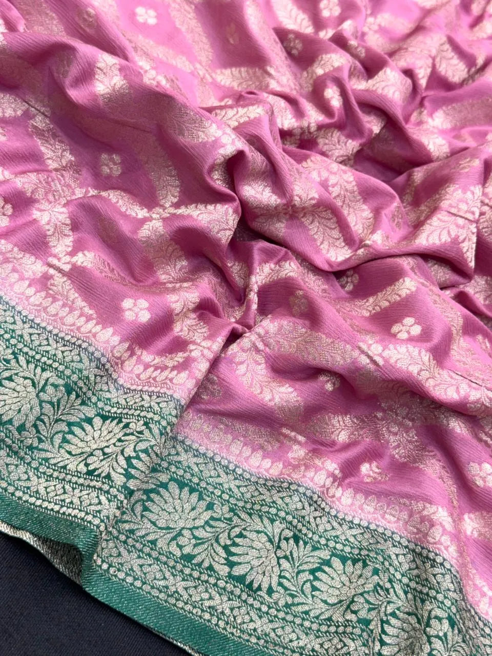 Classic Georgette Drapes for Every Occasion- Da Saffron