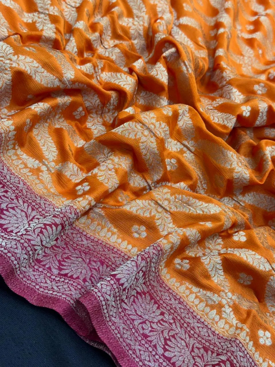 Classic Georgette Drapes for Every Occasion- Da Saffron