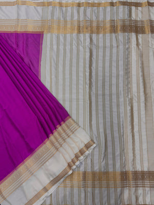 Elegant Semi Mysore Crepe Silk Saree – Perfect for Daily Wear Fashion 