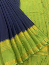 Elegant Semi Mysore Crepe Silk Saree – Perfect for Daily Wear Fashion