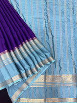 Elegant Semi Mysore Crepe Silk Saree – Perfect for Daily Wear Fashion