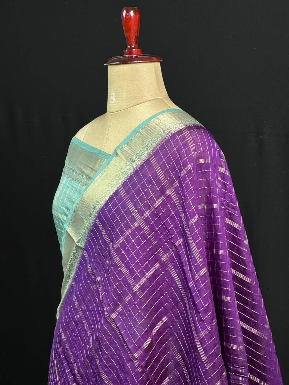 Semi Musk Silk Saree with Zari Border