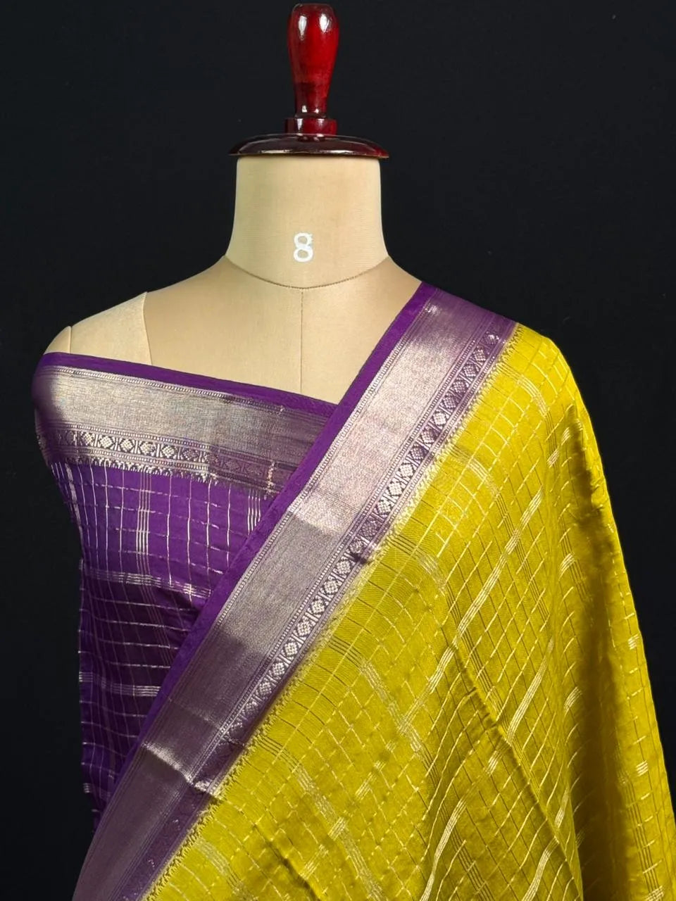Semi Musk Silk Saree with Zari Border