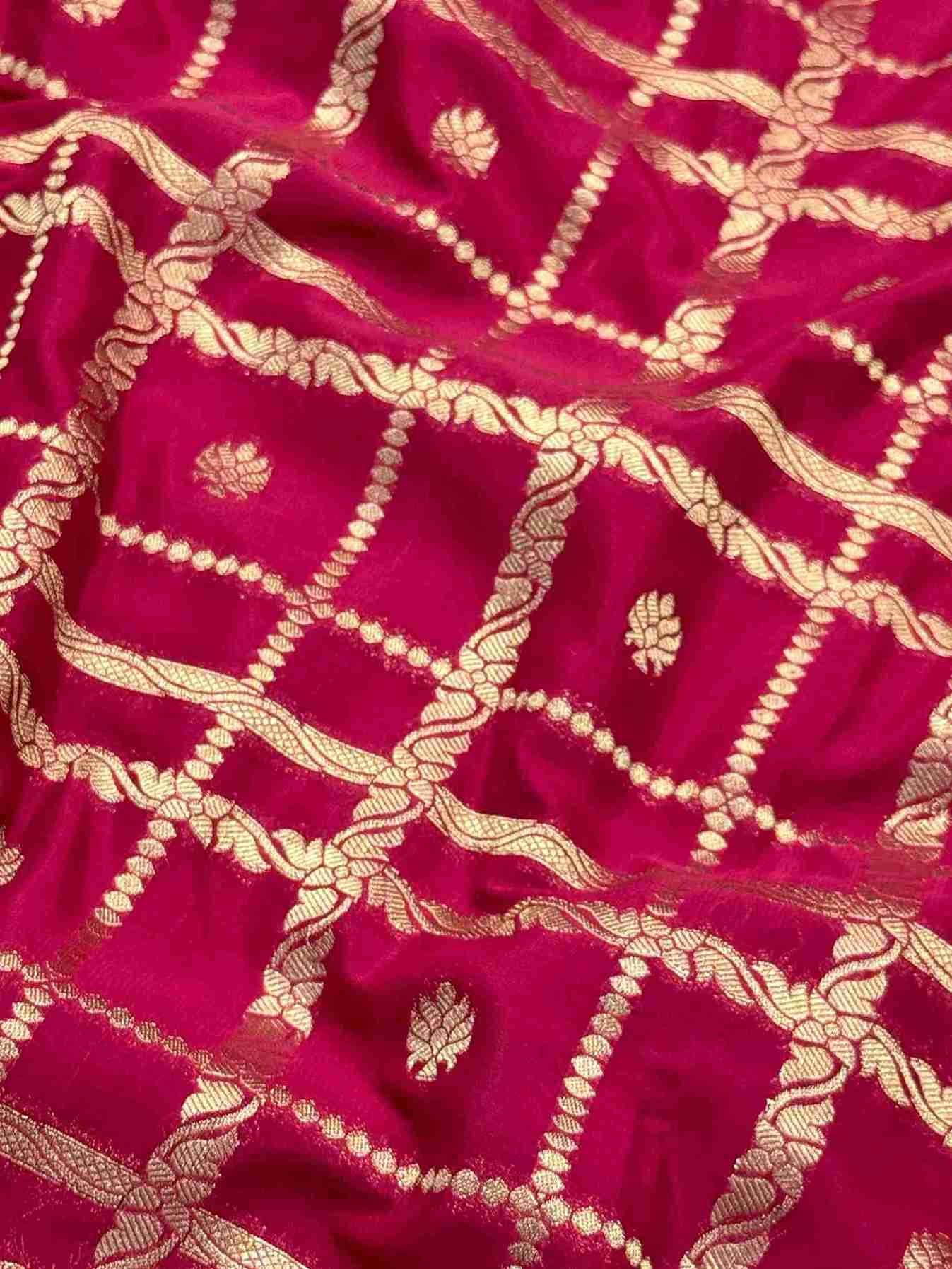 Semi Crepe Silk Saree-Diamond Crepe