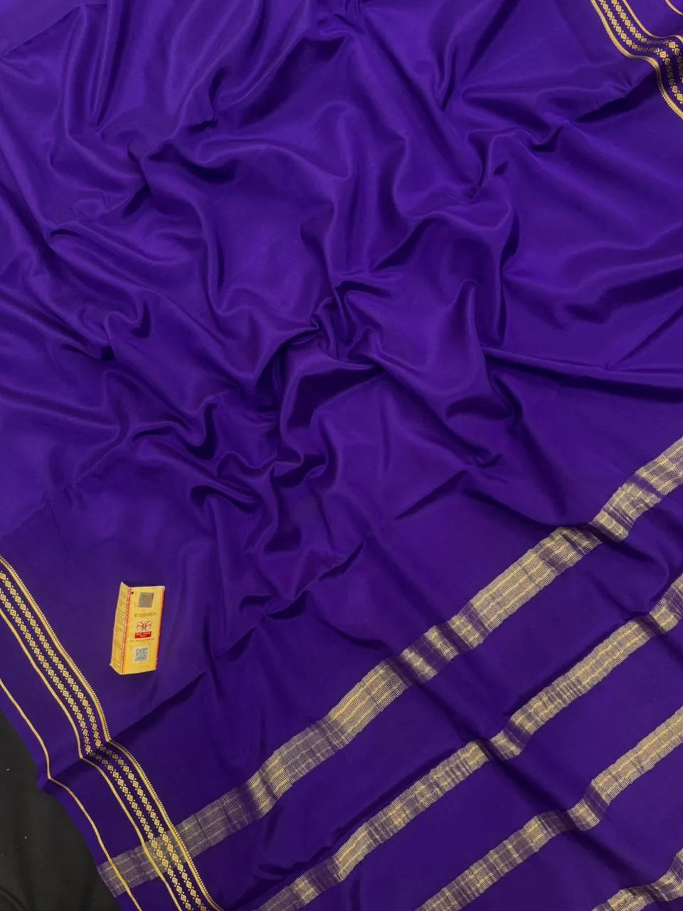 Pure Mysore Crepe Silk Saree