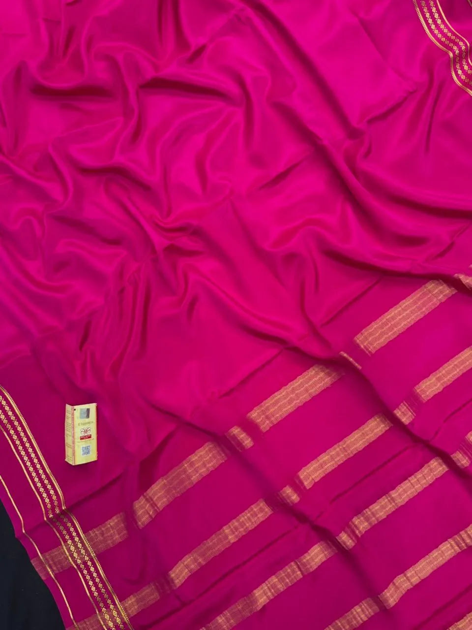 Pure Mysore Crepe Silk Saree
