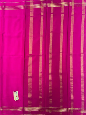 Pure Mysore Crepe Silk Saree