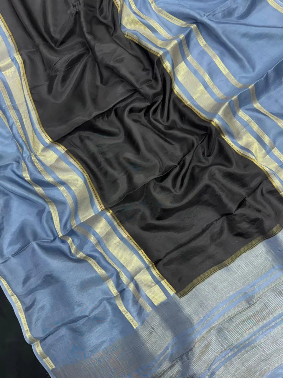 Designer Crape Silk Saree for Festive Wear-Drape Eclusive Siik