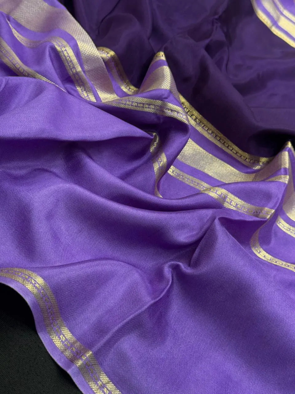 Designer Crape Silk Saree for Festive Wear-Drape Eclusive Siik