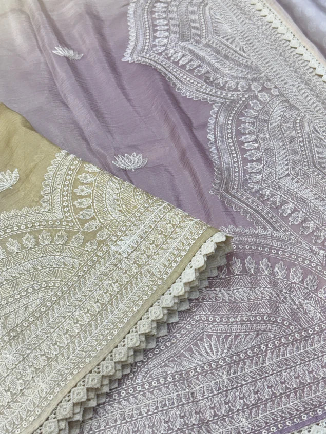 Chikankari Saree