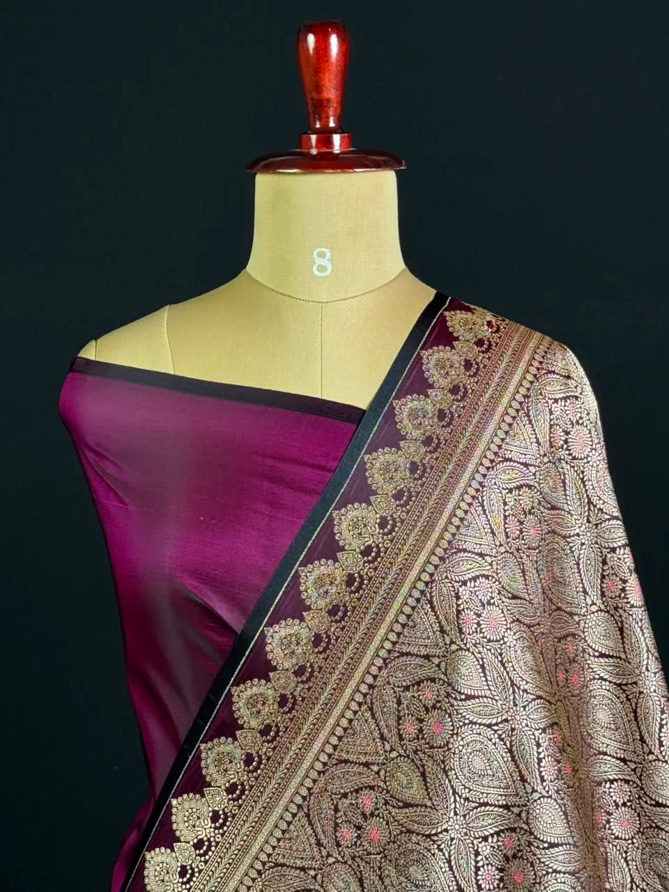 Elegant Semi Katan Silk Saree with Rich Woven Border