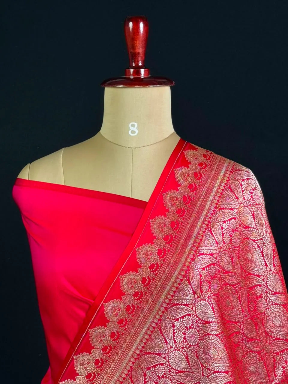 Elegant Semi Katan Silk Saree with Rich Woven Border