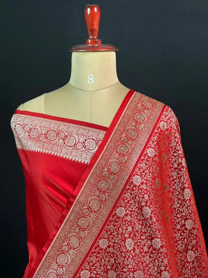 Wedding Special Semi Katan Silk Saree