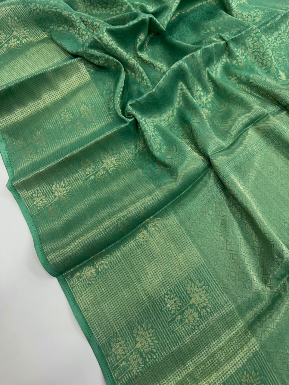  Semi Binny Crepe Silk Saree for Modern Women 