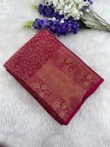  Semi Binny Crepe Silk Saree for Modern Women 