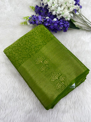  Semi Binny Crepe Silk Saree for Modern Women 