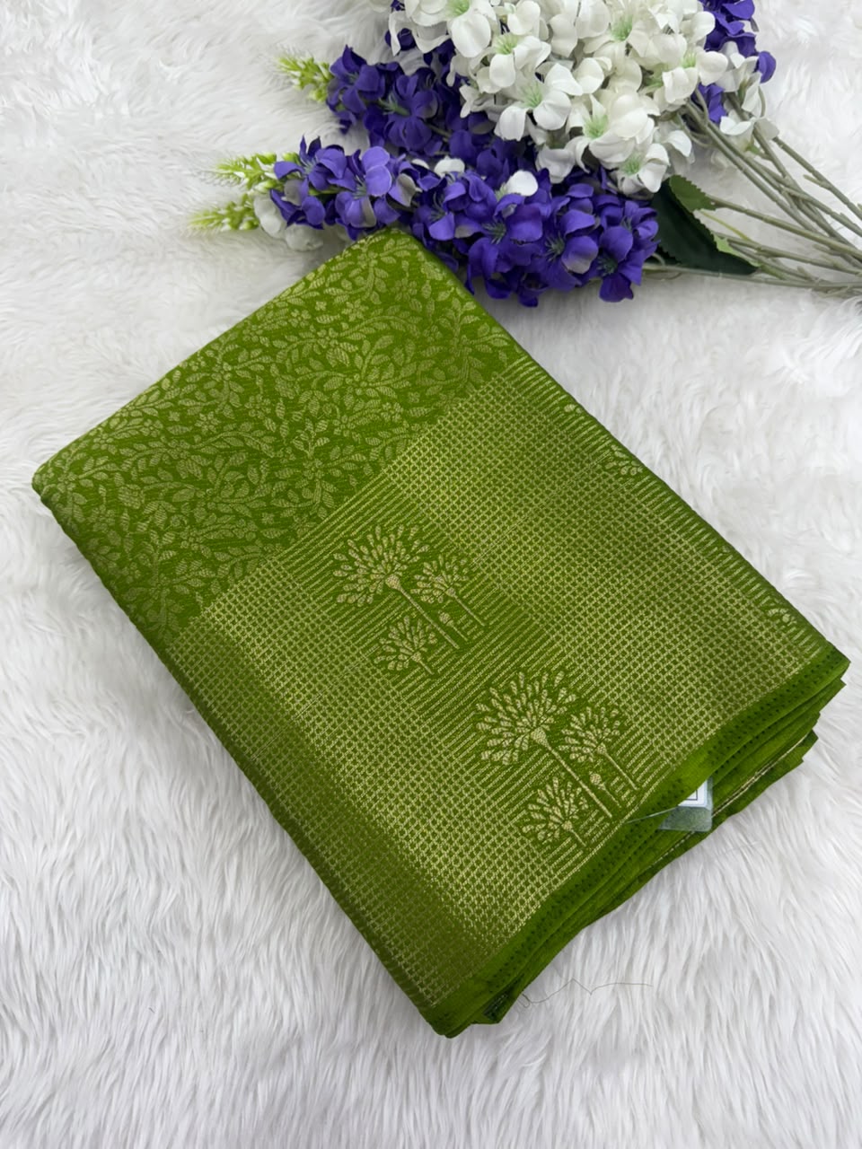  Semi Binny Crepe Silk Saree for Modern Women 
