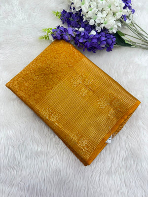  Semi Binny Crepe Silk Saree for Modern Women 