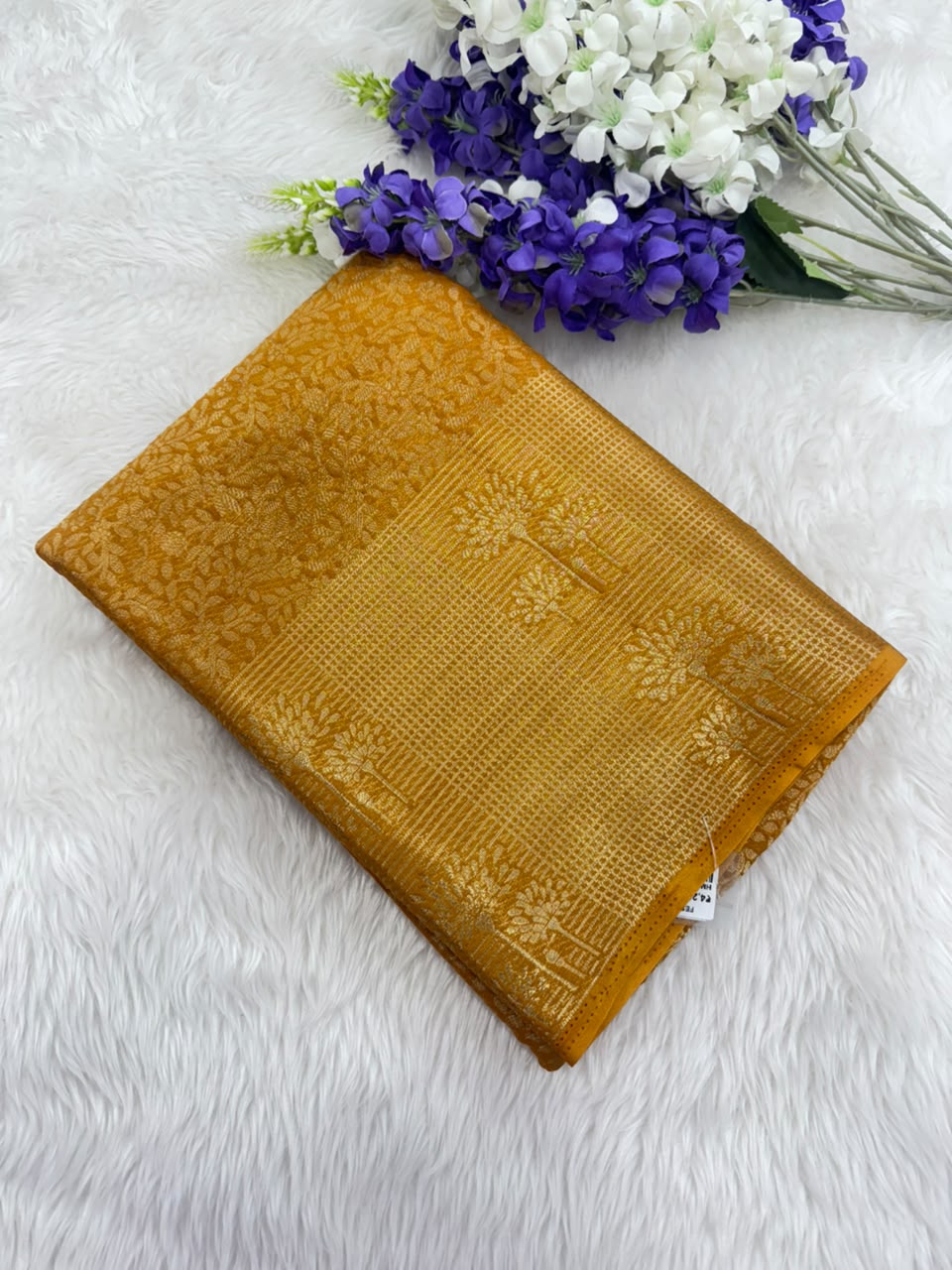  Semi Binny Crepe Silk Saree for Modern Women 