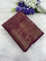  Semi Binny Crepe Silk Saree for Modern Women 