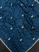 Stylish Raw Silk Blend Saree – Perfect for Festive Occasions (Finedine)