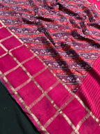 Gajji Silk Saree with Zari Border