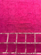 Gajji Silk Saree with Zari Border