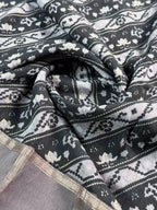 Gajji Silk Saree with Zari Border