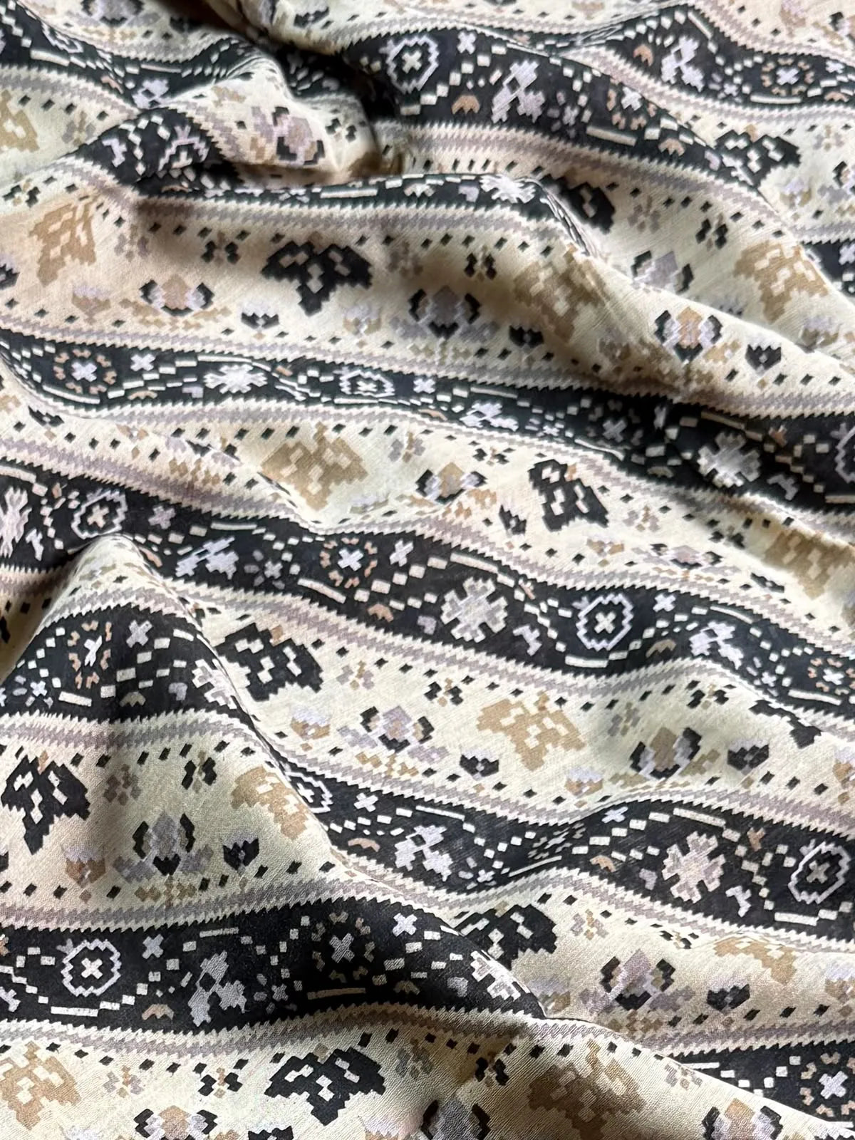Gajji Silk Saree with Zari Border