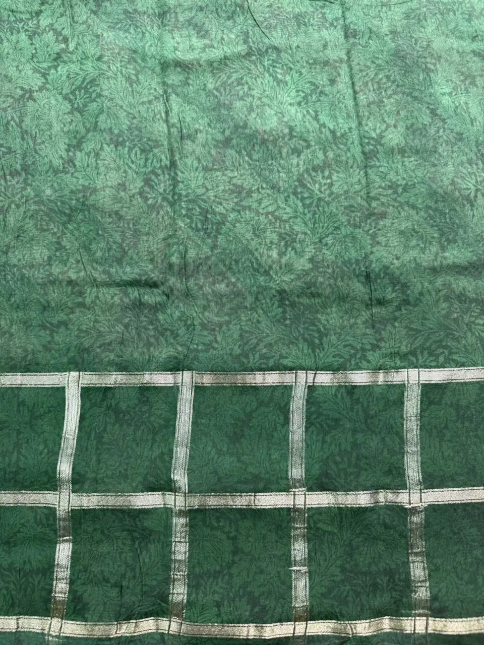 Gajji Silk Saree with Zari Border