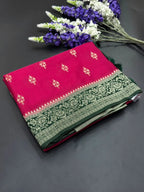 Georgette Butta Saree with Rich Zari 