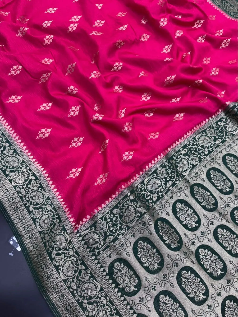 Georgette Butta Saree with Rich Zari 