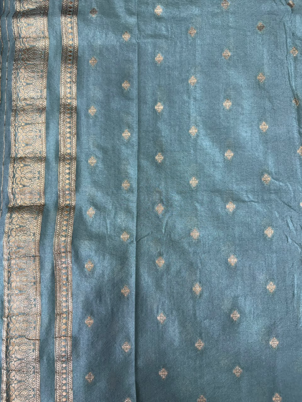 Semi Banarasi Khaddi Georgette Chex Buta Saree