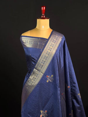  Seni Elegant Raw Silk Saree