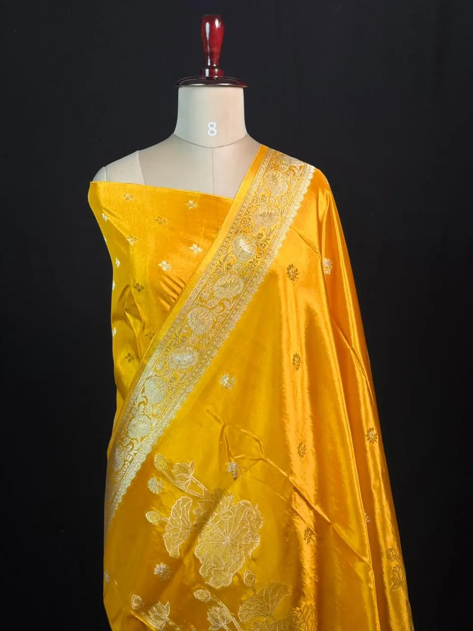 Lustre Weave Viscose Tissue Silk Saree
