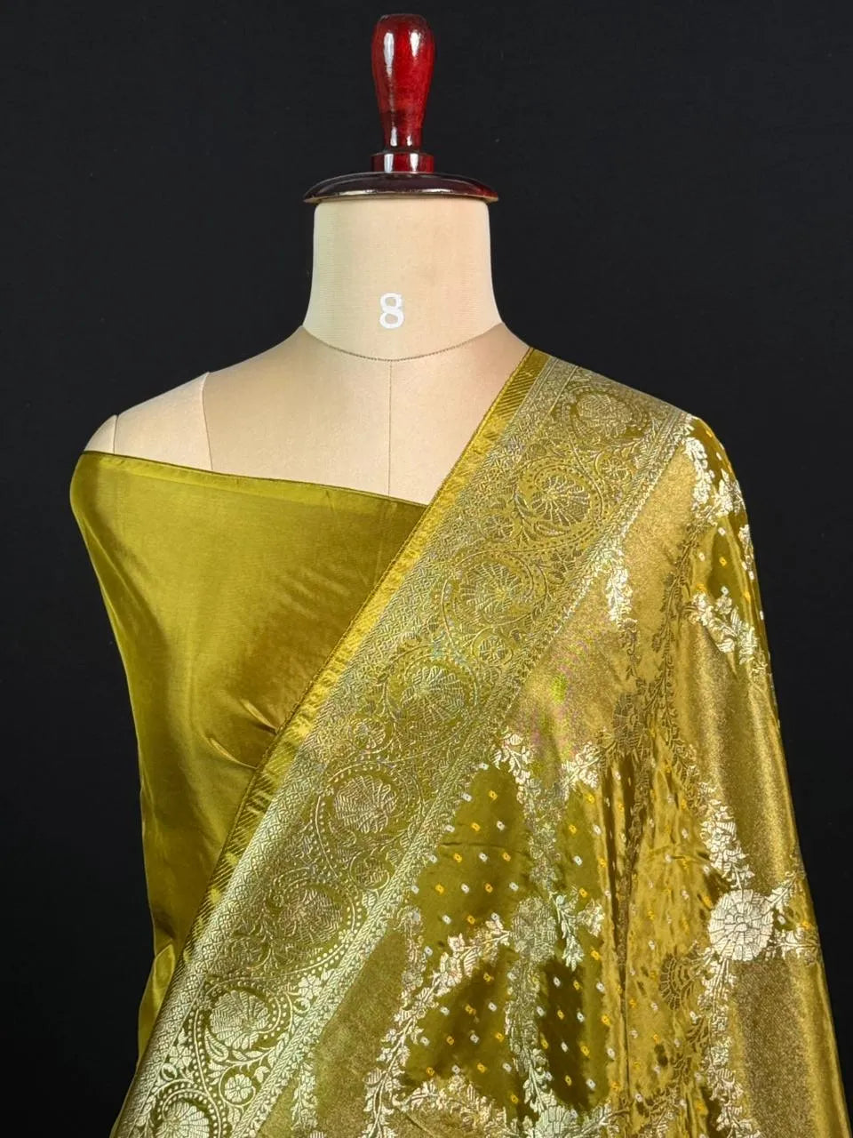 Lustre Weave Viscose Tissue Silk Saree 