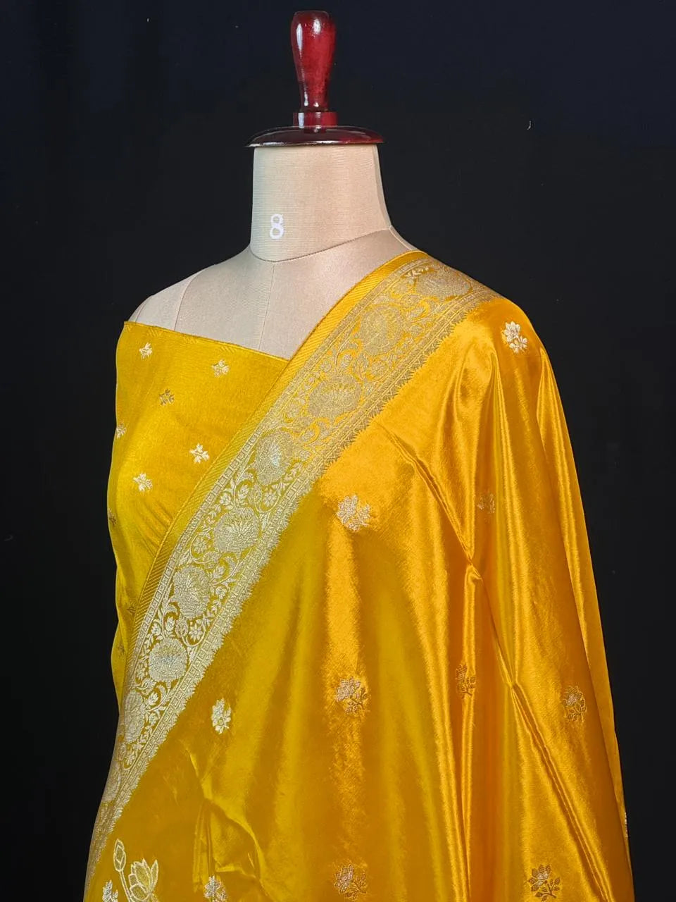 Lustre Weave Viscose Tissue Silk Saree