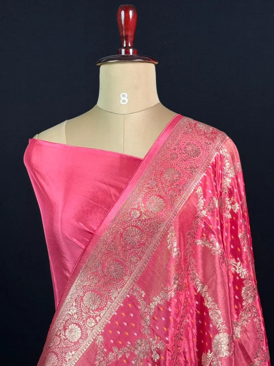 Lustre Weave Viscose Tissue Silk Saree 