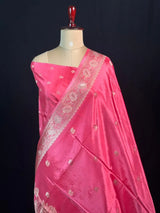 Lustre Weave Viscose Tissue Silk Saree