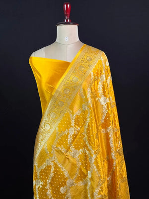 Lustre Weave Viscose Tissue Silk Saree 