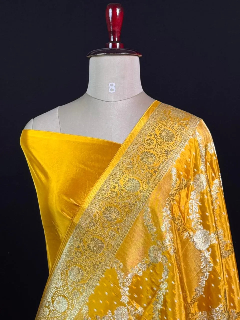 Lustre Weave Viscose Tissue Silk Saree 