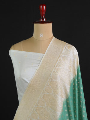 Royal Charm Chiffon Georgette Saree (Mango Border)